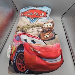 Disney Pixar Cars Pillow Storybook Plush Book Lightning McQueen 10 Pages Flaw